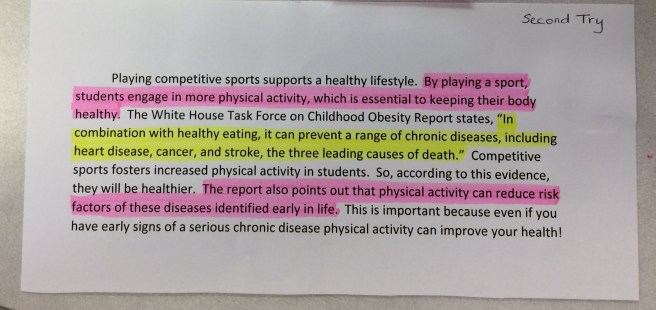 Teaching Tools- Trimming Down Quotes- Paraphrase